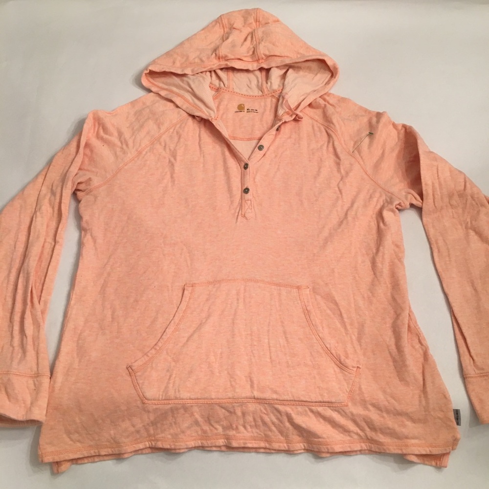 Carhartt Women’s half button up hoodie Size XL